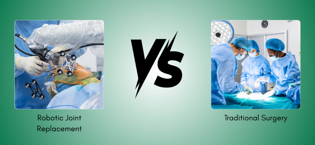Robotic joint replacement surgery in Delhi showing advanced knee and hip replacement technology